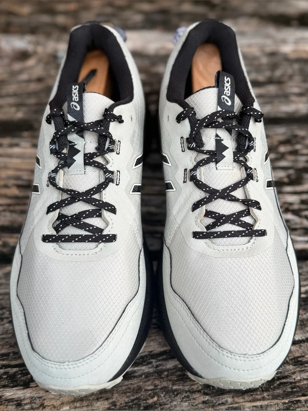 ASICS GEL Venture 10 Men’s Sz 10.5 White Sage/Black Trail Running Shoes X4